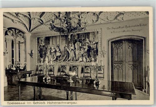 Hohenschwangau Schloss Speisesaal