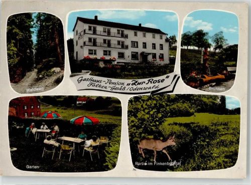 Falken-Gesäß Gasthaus Pension Zur Rose Familie Schwöbel