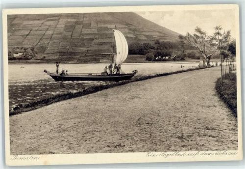 Sumatra Segelboot Tobasee