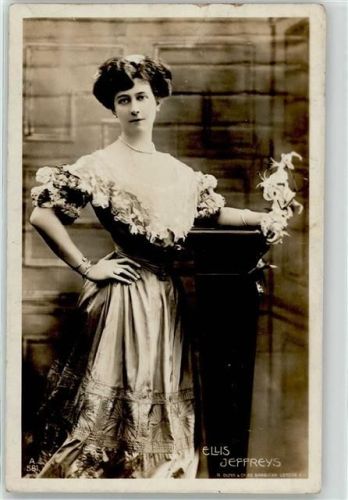 Jeffreys, Ellis Filmschauspieler 1906 Foto AK