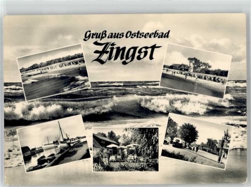 Zingst Badestrand HO-Strandcafe Milchbar Hafen