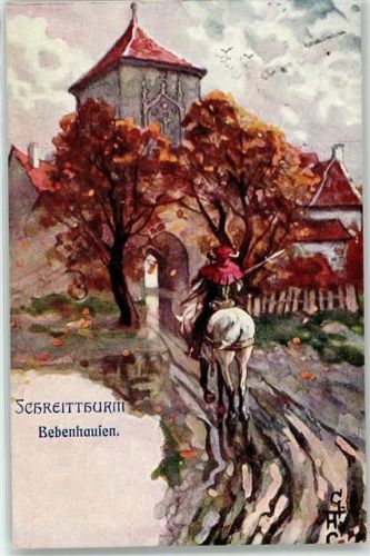 Bebenhausen Schreitturm signiert