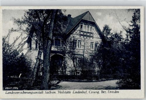 01640 O8270 Coswig b Dresden - Heilstätte Lindenhof Albert Villa
