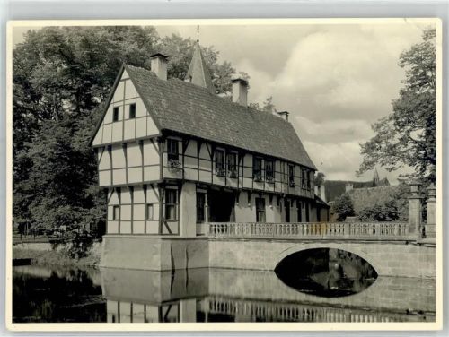 Burgsteinfurt Schloss Brücke Notopfer Ort lt. Fotograf