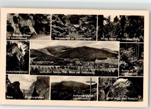 Tabarz Backofenlöcher Massenmühle Wilde Wand Aschenbergfelsen