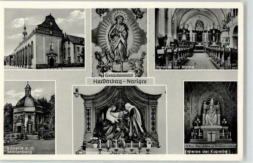 Neviges Klosterkirche innen Kapelle Marienberg innen Sterbender Josef