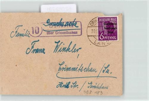 Dänkritz Landpoststempel