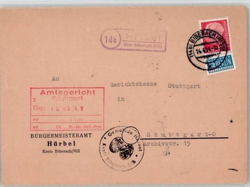 Gutenzell-Hürbel Landpoststempel