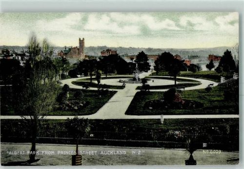 Auckland Albert Park from Princes Street