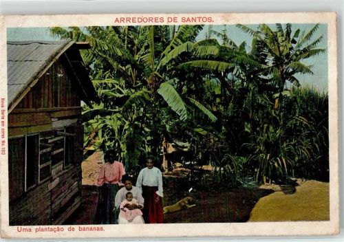 Santos 1911 Bananenplantage Tracht