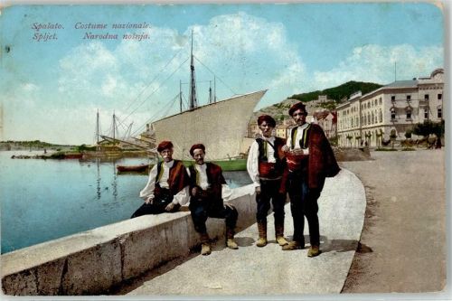 Split Hafen Tracht