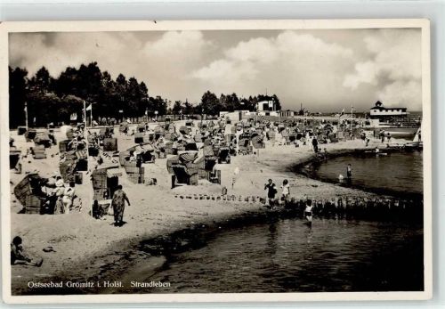 Grömitz Strandleben Strandkorb