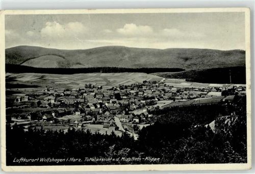 Wolfshagen Blick von der Misplieth-Klippe