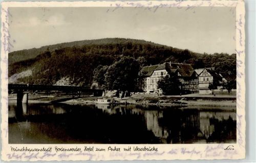 Bodenwerder Hotel Zum Anker Weser Brücke