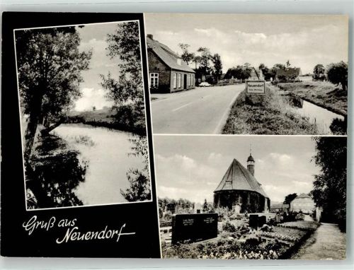 Elmshorn Kirche Friedhof Neuendorf Holstein
