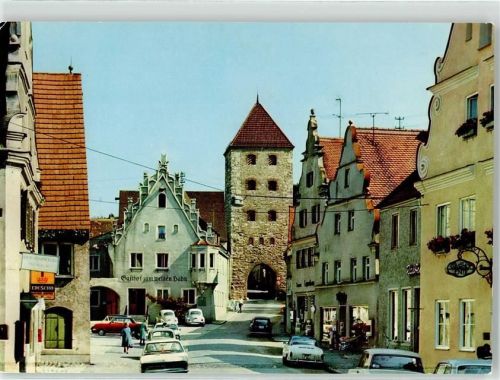 Wemding Gasthaus Zum weißen Hahn Handlung Eduscho VW Käfer