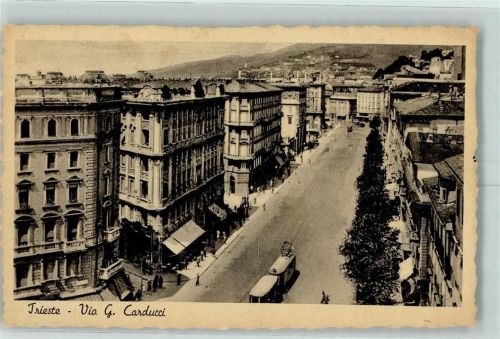 Trieste / Triest / Trst Via G. Carducci Straßenbahn