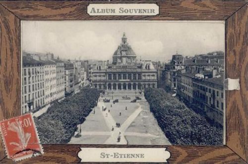 Saint-Etienne Saint-Étienne (Frankreich) Leporello II (kleiner Einriss)