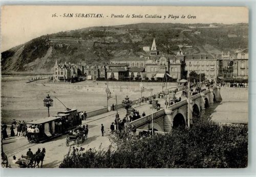 San Sebastian Puente de Santa Catalina y Playa de Gros Straßenbahn