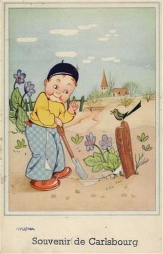 Paliseul Paliseul (Belgien) Leporello I-II (fleckig VS/RS, Ecken abgestossen)