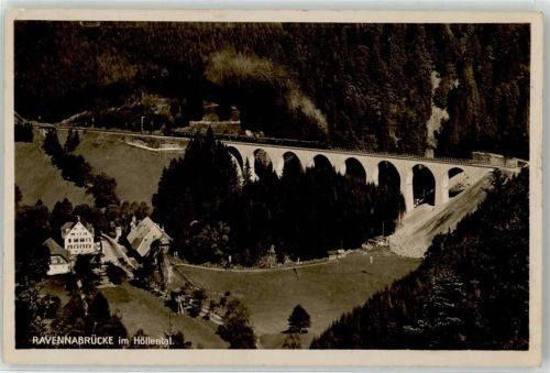 Höllsteig Ravennabrücke Eisenbahn Höllental