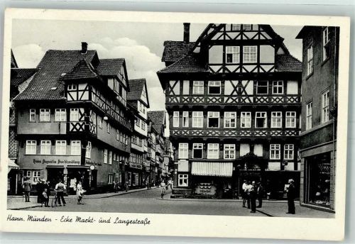 Hann Münden Ecke Markt Langestrasse Geschäfte