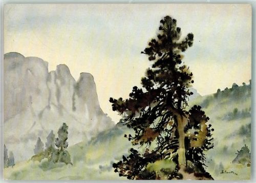 Kampen sign. Sprotte, S. Zierbelkiefer in den Dolomiten Ausstellung Sylt