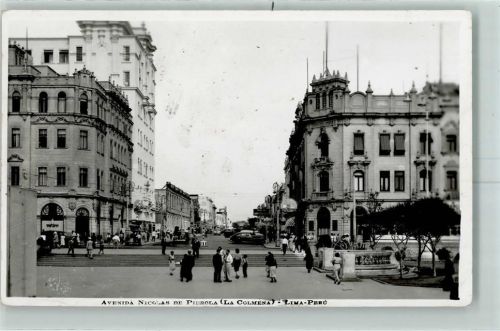 Lima Avenida Nicolas de Pierola La Colmena Auto