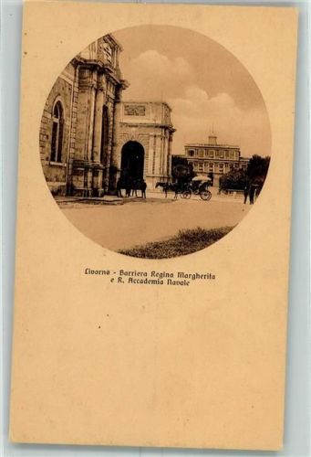 57100 Livorno - Barriera Regina Margherita e R. Accademia Navale