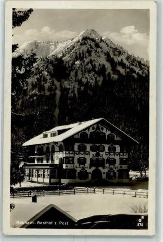 83727 W8162 Neuhaus b Schliersee - Winter Gasthof zur Post