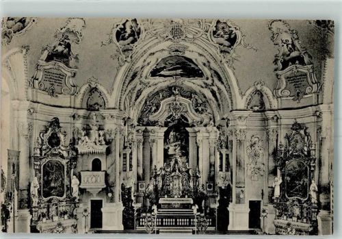 Nesselwang Inneres der neuen Pfarrkirche