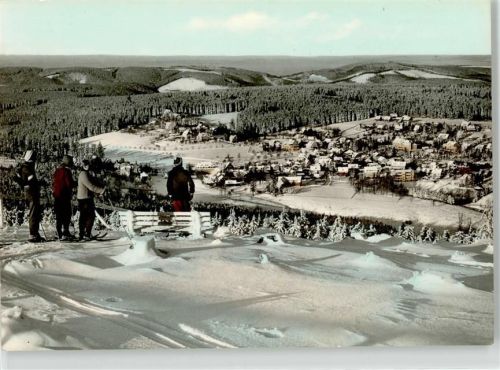 Hahnenklee-Bockswiese Wintersport Blick vom Bocksberg