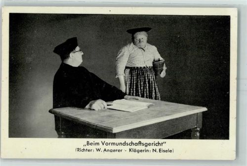 Vormundschaftsgericht - Theaterscene