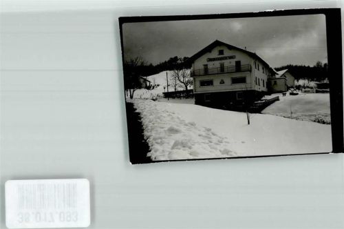 Neusatzeck Gasthaus Immenstein im Winter Foto Original aus Archiv eines Ansichtskartenverlages Ort handschriftlich