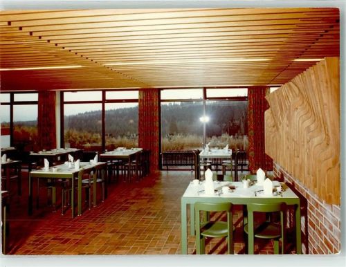 Weiskirchen Speisesaal Foto Original aus Archiv eines Ansichtskartenverlages Ort handschriftlich