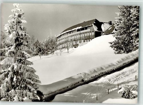 79868 W7828 Falkau Winter Kindergesundungsstätte Schuppenhörnle Krankenhaus