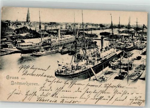 Bremerhaven 1901 Hafen