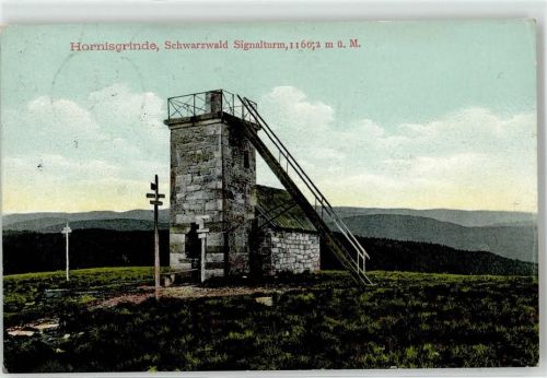Hornisgrinde 1913 Signalturm