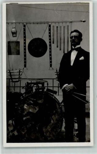 Tanger 1925 Schlagzeug Mann Frank Pawk