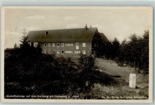 Sachsenberg Grenze Jugendherberge auf dem Aschberg mit Gremzsteig und - Stein HJ-Lager WK II
