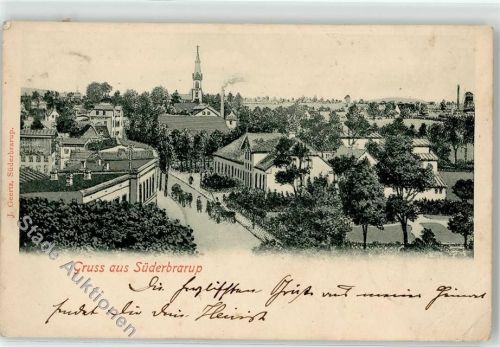 24392 W2347 Süderbrarup 1903 Künstlerkarte