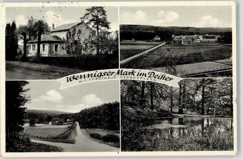 30974 W3015 Wennigsen Deister - Forsthaus Georgsplatz Landpost Argestorf