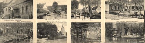 Lübbenau Lübbenau (o-7543) Klappkarte Gesamtansicht II (Einriss in Falz)
