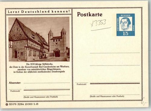 Bad Gandersheim Stift- Kirche