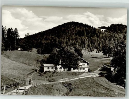 83471 W8240 Oberau b Berchtesgaden Foto AK Gasthaus Pechhäusl