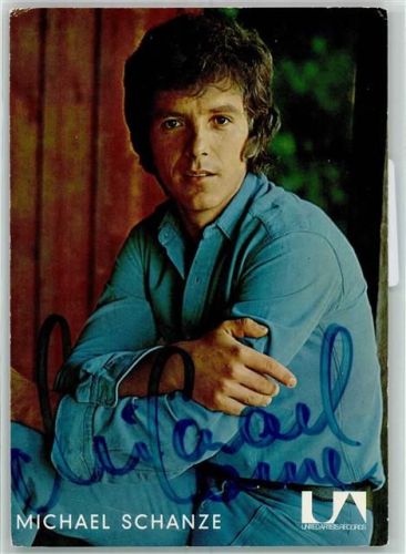 Michael Schanze Autogramm origin. Unterschrift