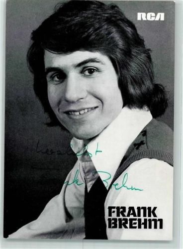 Frank Brehm Autogramm origin. Unterschrift