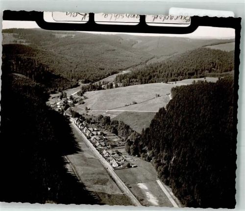 Kamschlacken Fliegeraufnahme Foto Original aus Archiv eines Ansichtskartenverlages Ort handschriftlich