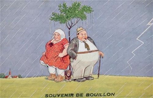 Bouillon Bouillon (Belgien) Leporello Gewitter I-II