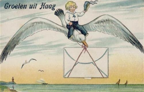 Den Haag Den Haag (Niederlande) Leporello Leuchtturm I-II (Stauchungen)